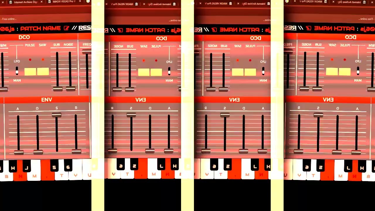 m , synth RED ZONE テクニック