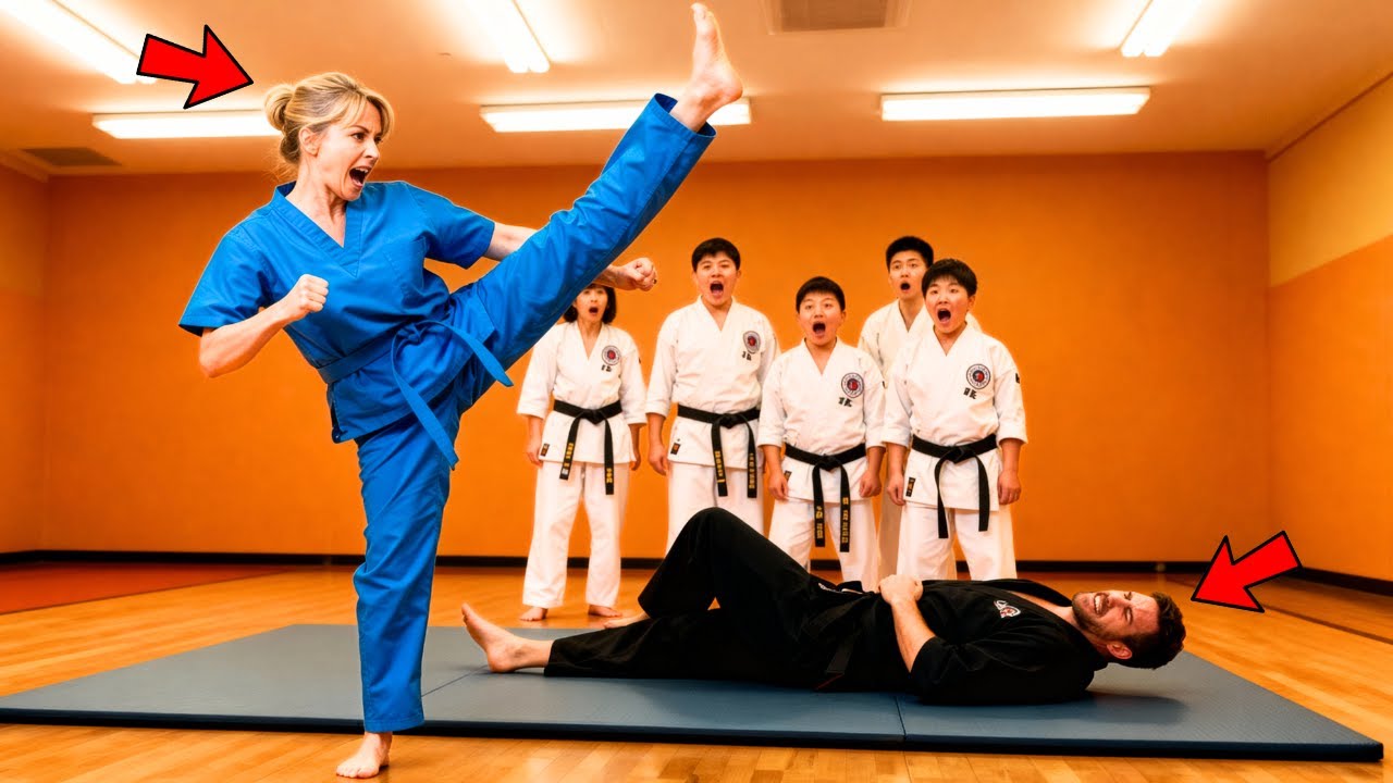 KIGÚNYOLTÁK a NŐT a Karate Órán... Fogalmuk Sem Volt, Hogy FEKETE Öves