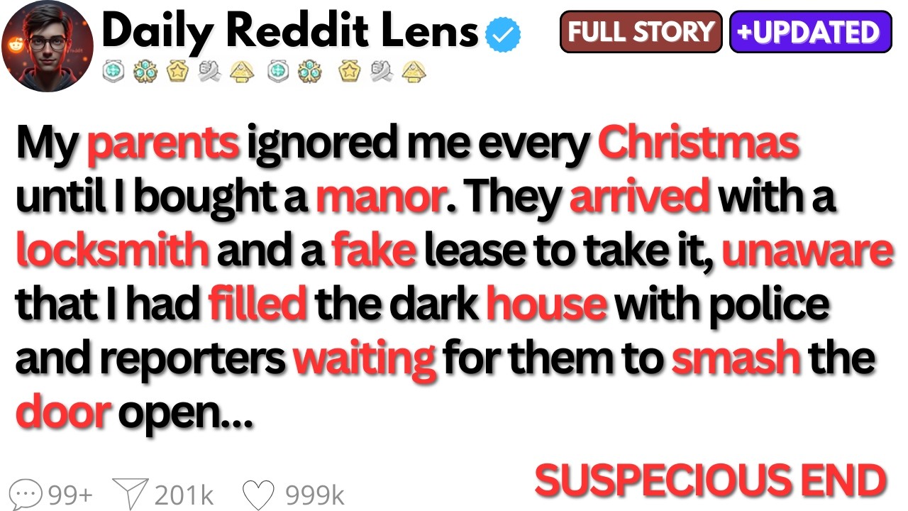 My Parents Left Me Out Every Christmas Until I Purchased A Manor. Then They Arrived With A Lock...