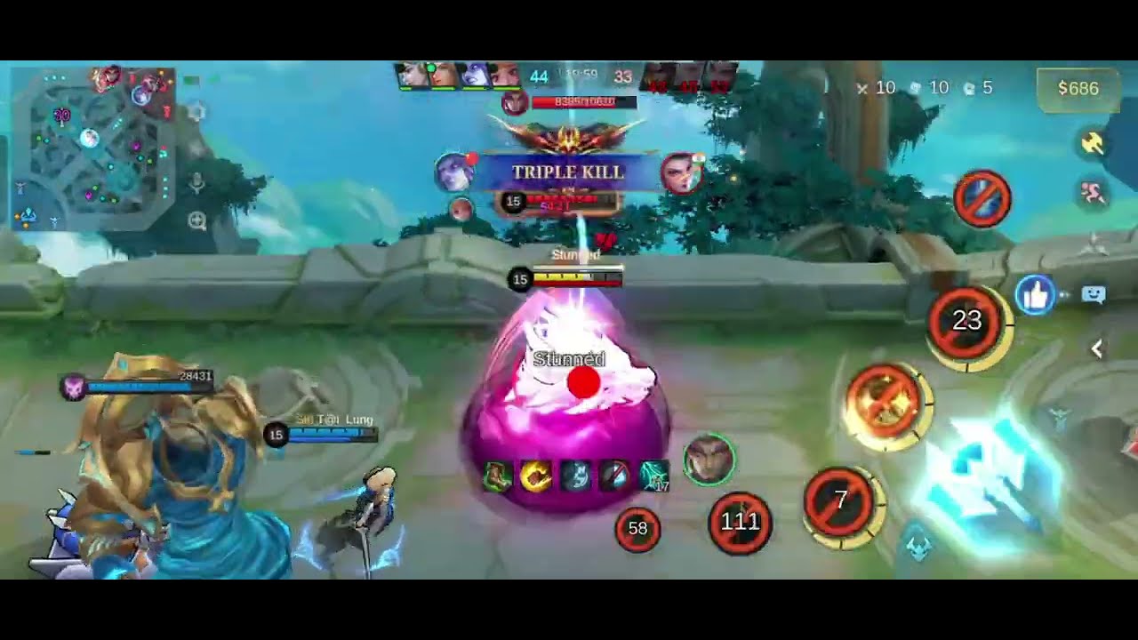 Chou vs yuzhong in rank🔥#mobilelegends 