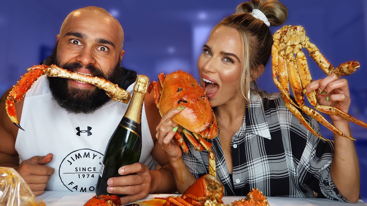 Wedding Anniversary Seafood Mukbang w/ Miro! | Lana WWE | CJ Perry