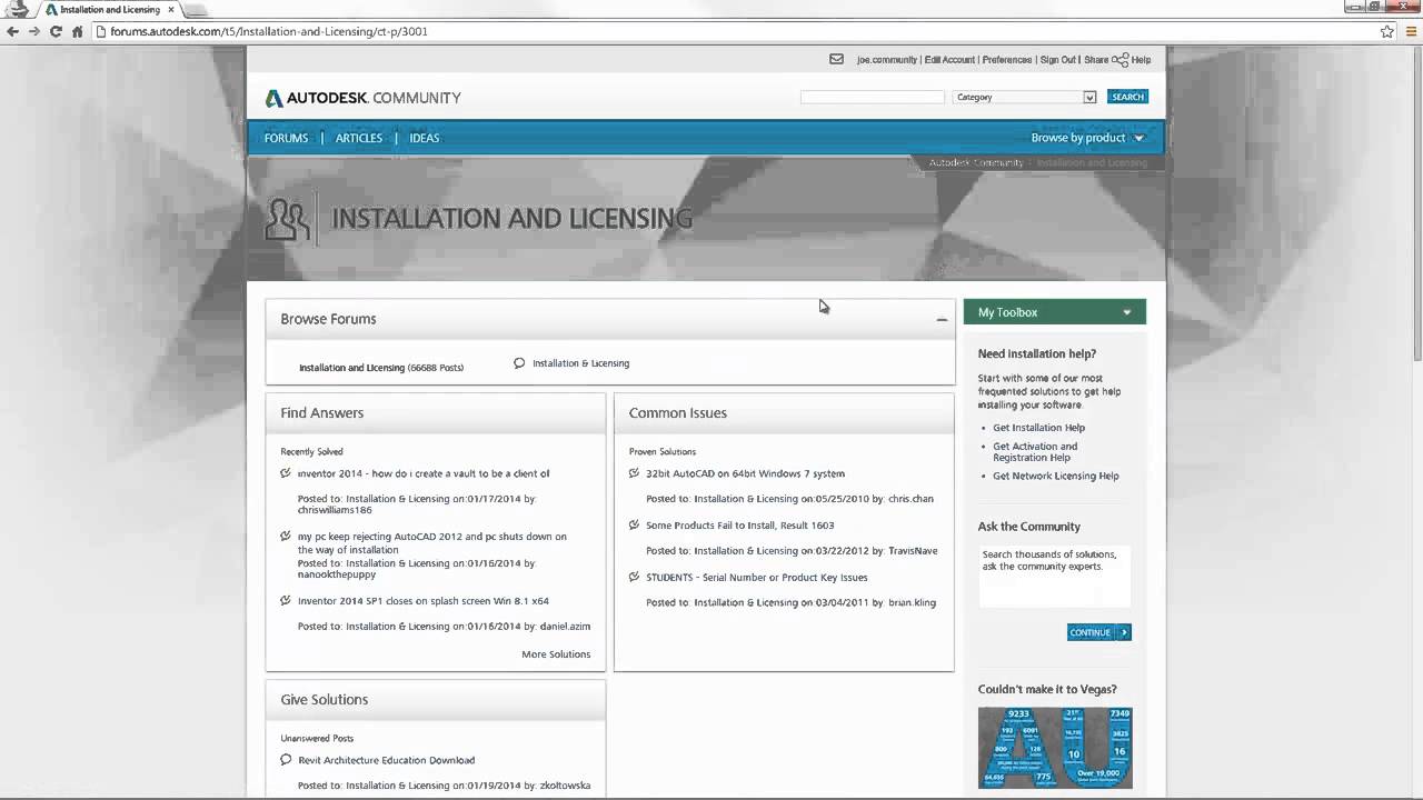 Autodesk Community - Kayıt, Konu, D&uuml;zenleme ve Cevaplama
