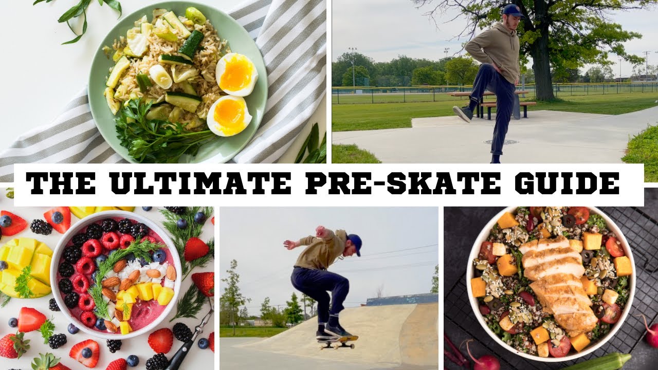 What to Eat and How to Warm-Up for SKATEBOARDING!! (ft. Registered Dietitian)