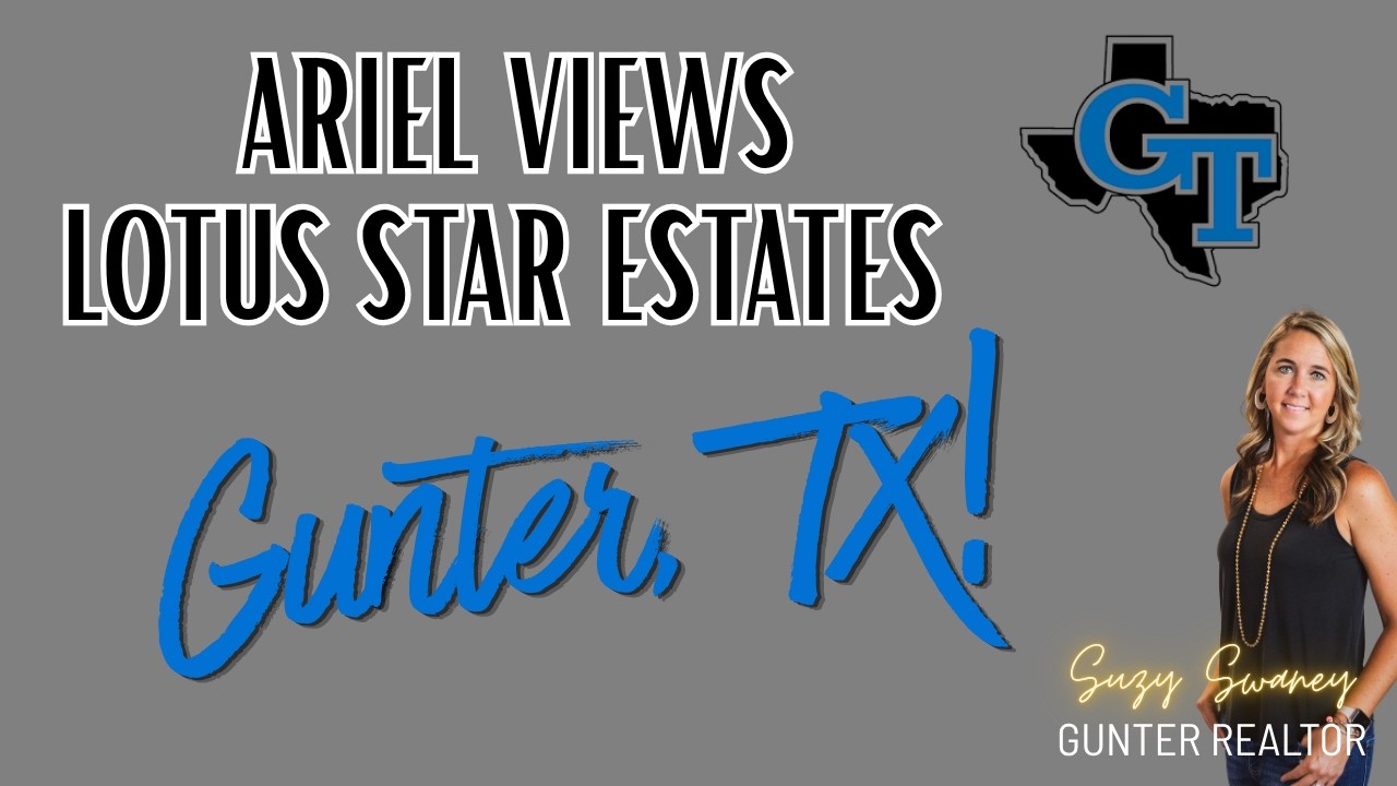 📍 Aerial Views of Lotus Star Estates | Massey Rd | Gunter, TX