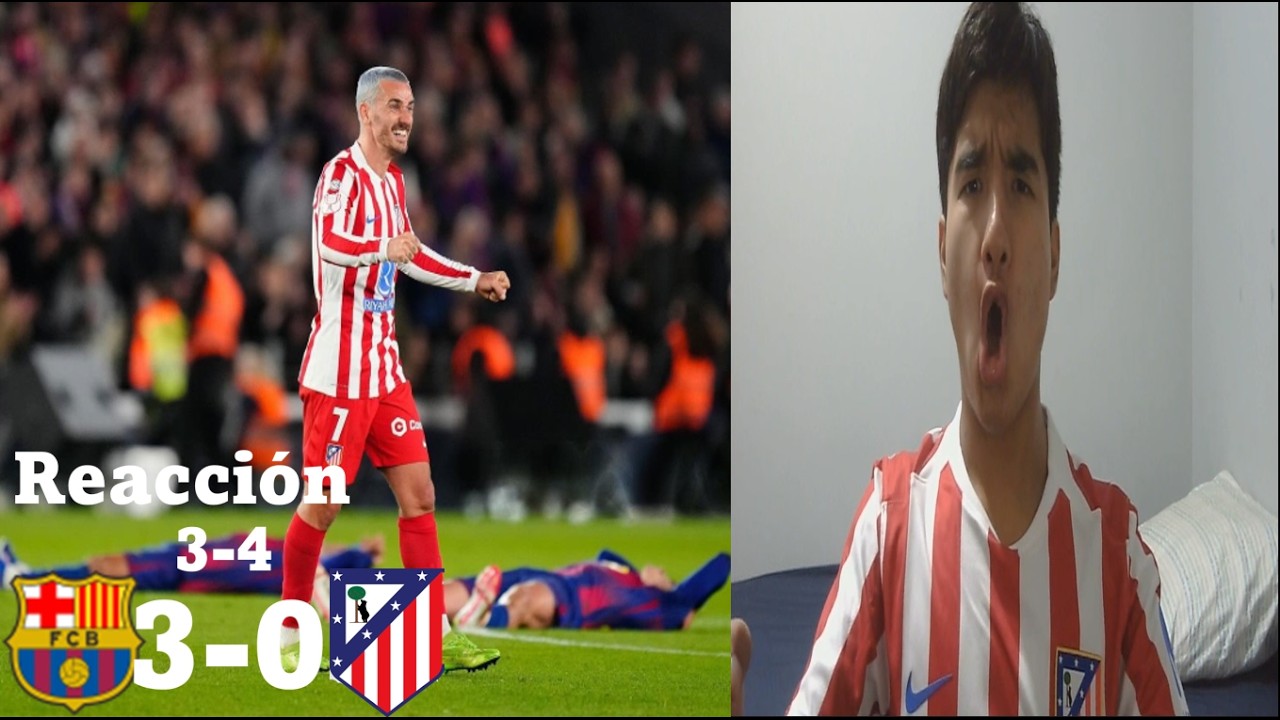 BARCELONA 3-0 ATLETICO- VAMOS A LA FINAAAL- REACCION- FUTBOL CON STEFANO