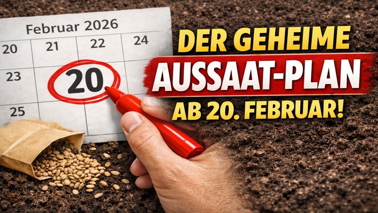 Was Profi-Agronomen lieber verschweigen! Der ultimative Aussaatkalender f&uuml;r Ende Februar 2026: 20 G