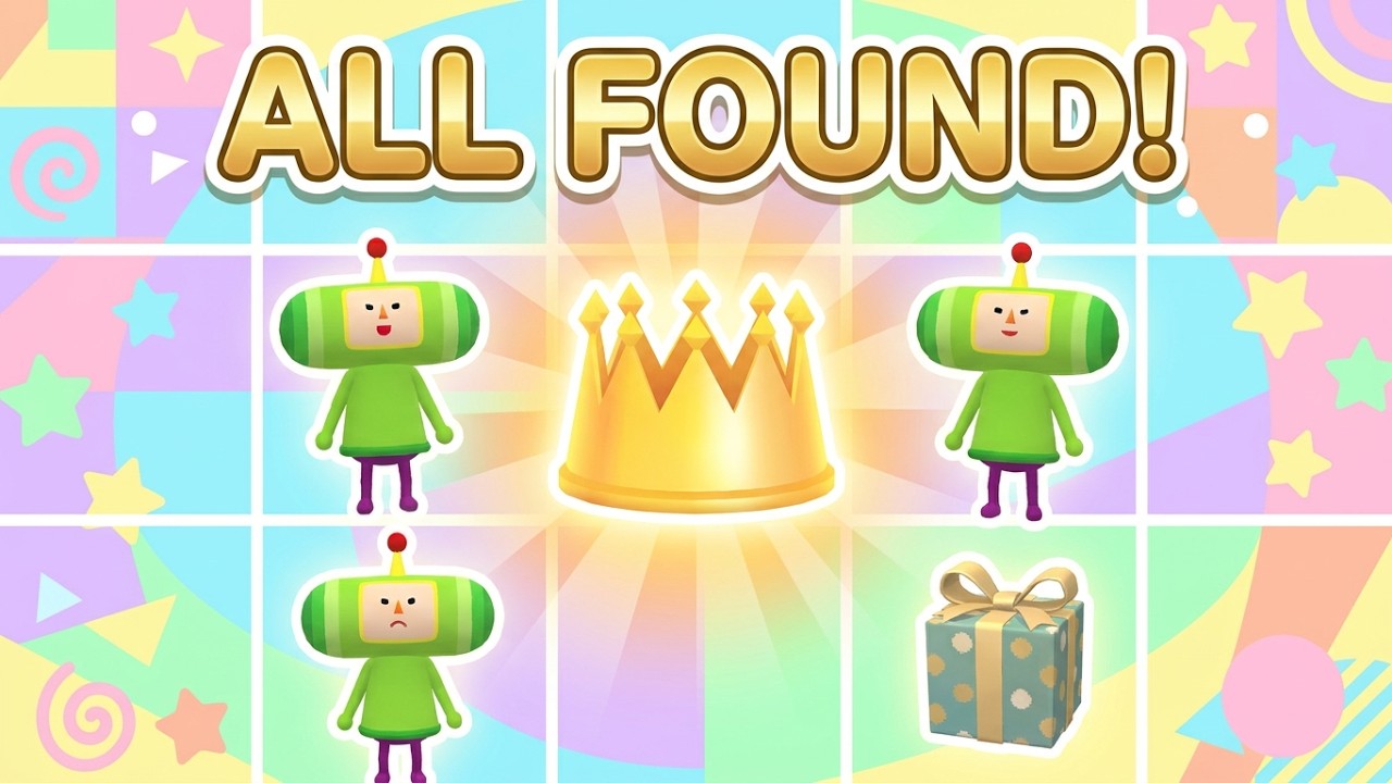 Once Upon a Katamari | As Fast as Possible | Crowns, Presents, and Cousins Locations