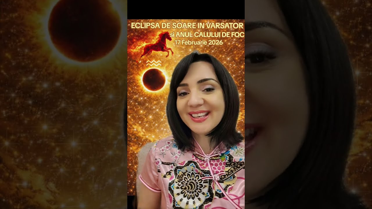 17 Februarie 2026 - Eclipsa inelara de Soare in Varsator si Anul Calului de Foc 