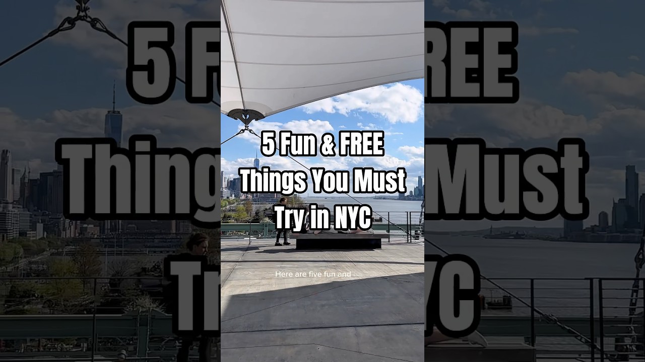 5 Fun and Free Things to do in New York City #nyc #NewYork #travel #visitnyc #nybucketlist #musttry