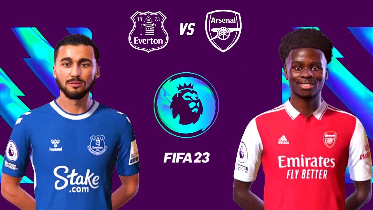 Everton vs Arsenal Premier League 2022/23 FIFA 23