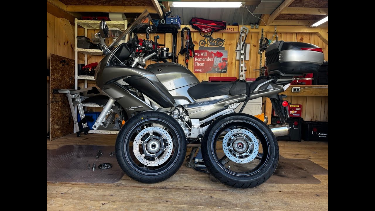 2013 Yamaha FJR 1300cc: Front tire removal and installation