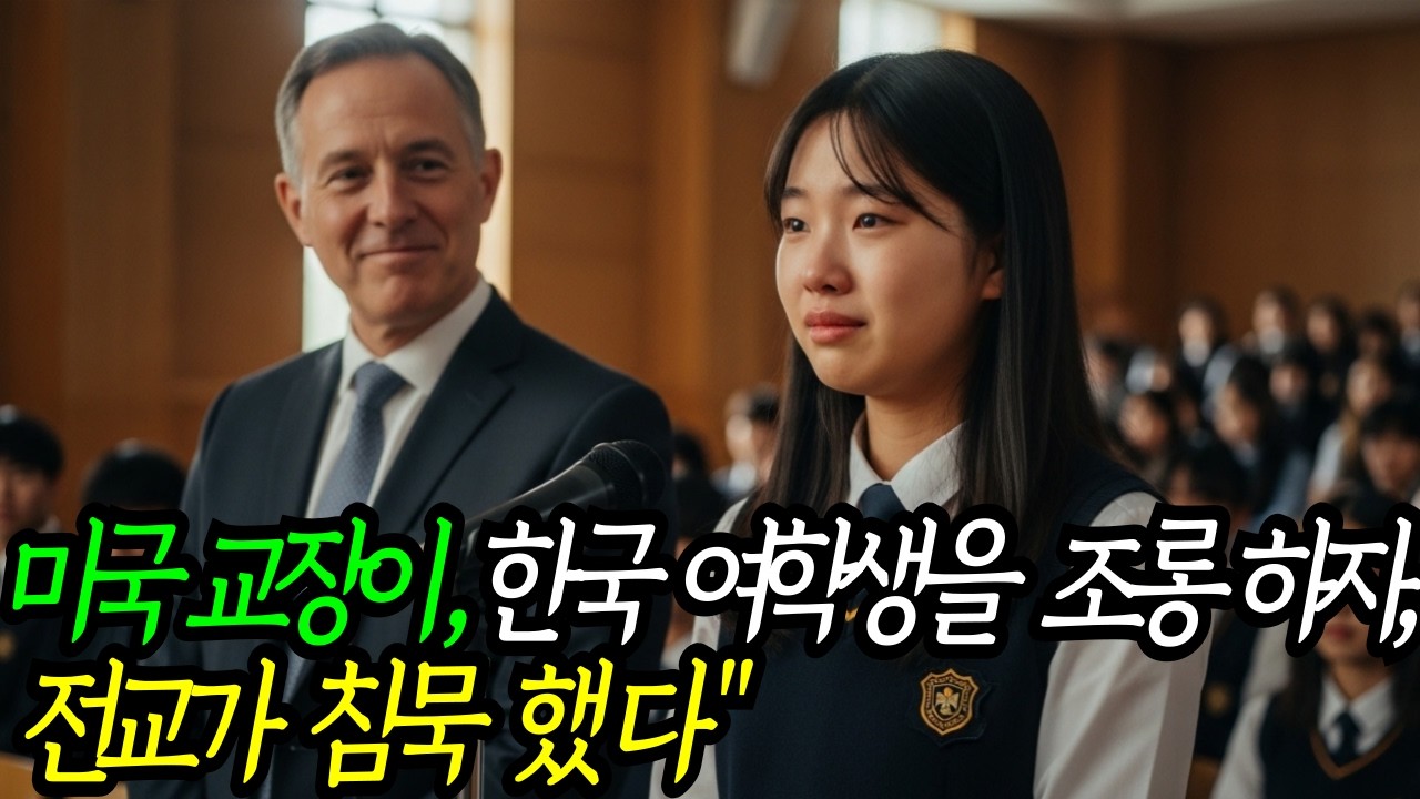 '한국말로 부를 꺼야?' 교장의 조롱하는 한마디에 한국소녀가 보여준  반전무대 ㅣ시니어 채널ㅣ 노후사연ㅣ운명사연 ㅣ인생사연 ㅣ감동사연