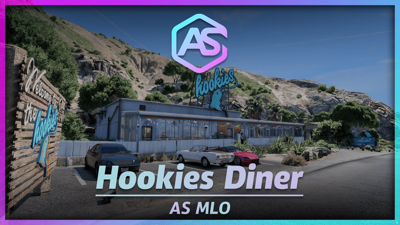 SHOWCASE GTA V Interior: Hookies Diner & Rat'ON Store | AS MLO