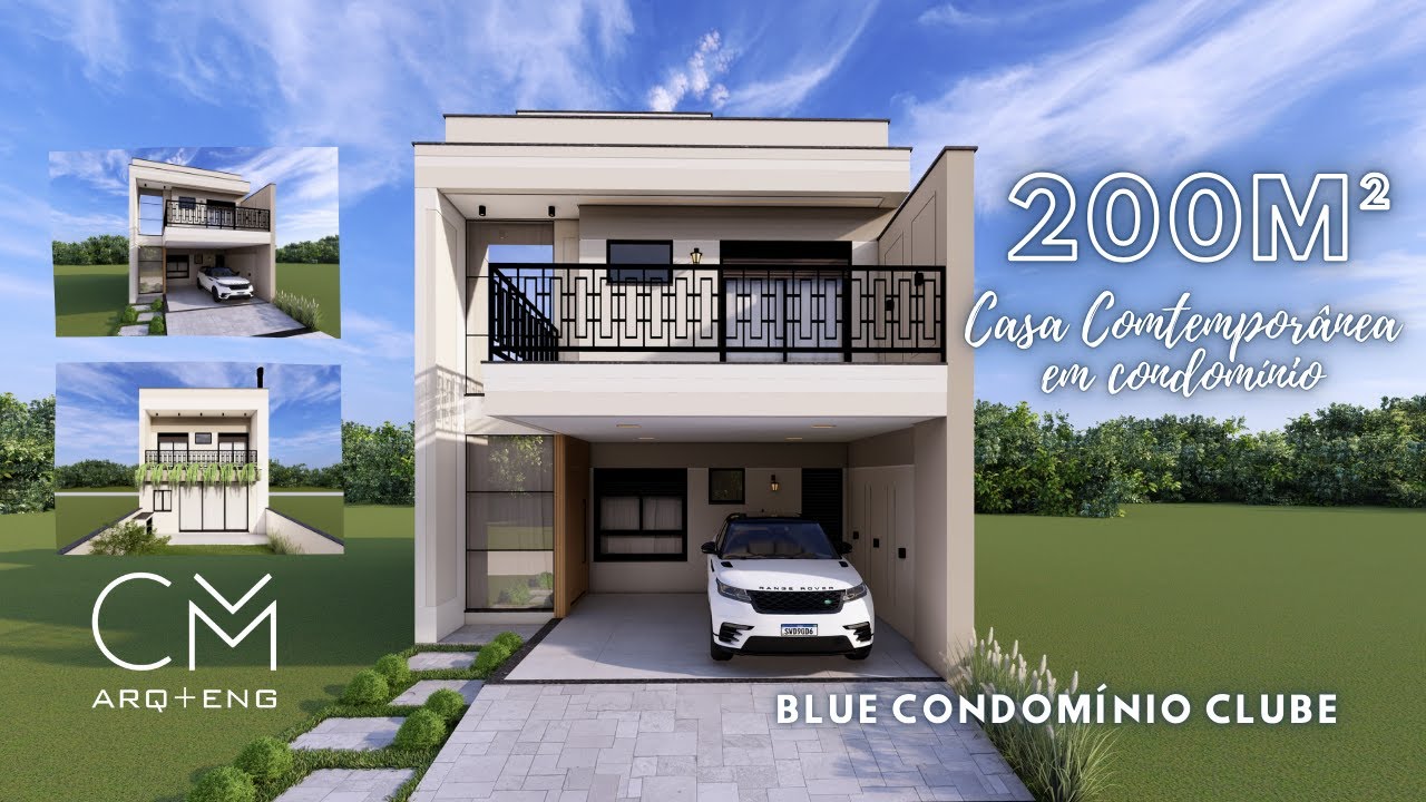 🏡 Linda Casa Contemporânea com 200 m² - Lote 406 - Blue Condomínio Clube - Deltaville - Biguaçu