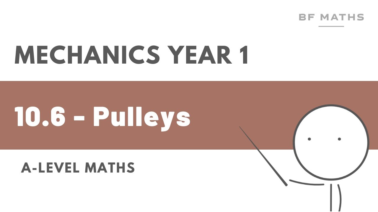 A-Level Maths | Mechanics Year 1 | 10.6 - Pulleys Walkthrough | Edexcel