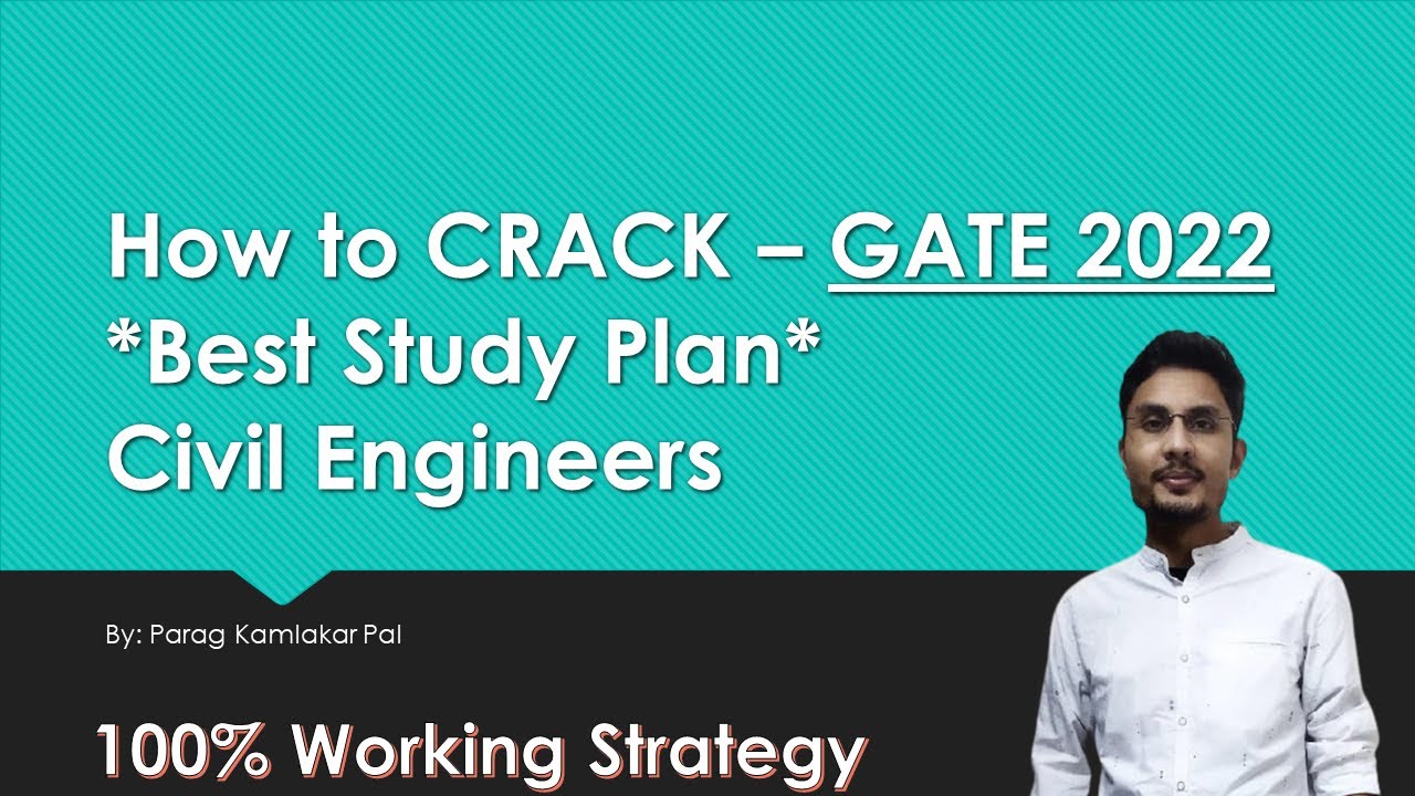 GATE 2022 Exam Study Plan to Crack GATE Exam for Civil Engineers