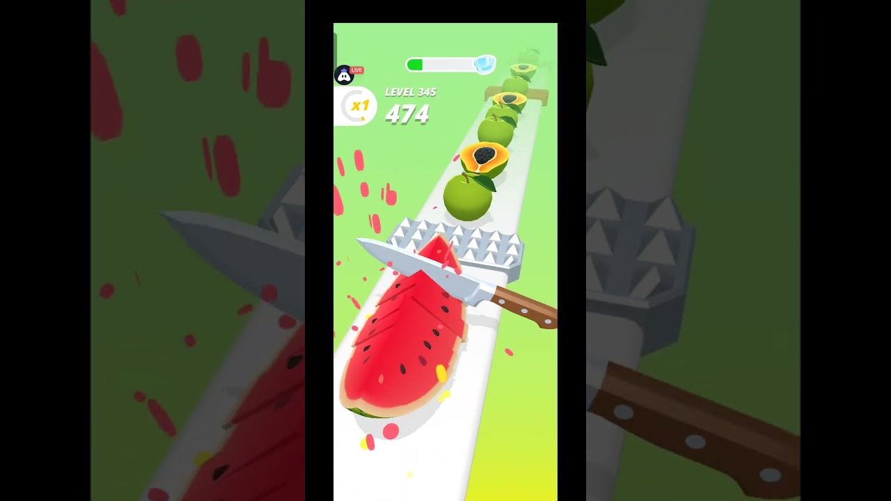 Perfect Slices Game Live - Fruit Cutting Game | Live Streem #perfectslice Android Gameplay