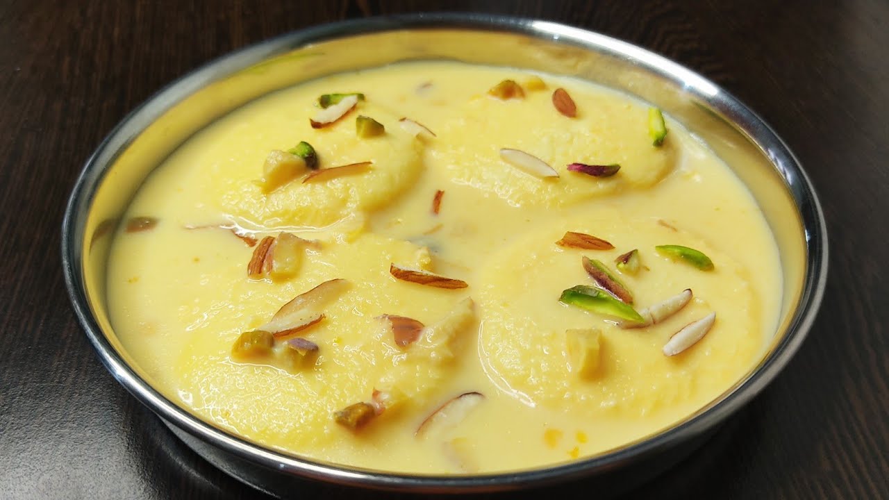 Rasmalai recipe with paneer/homemade rasmalai recipe