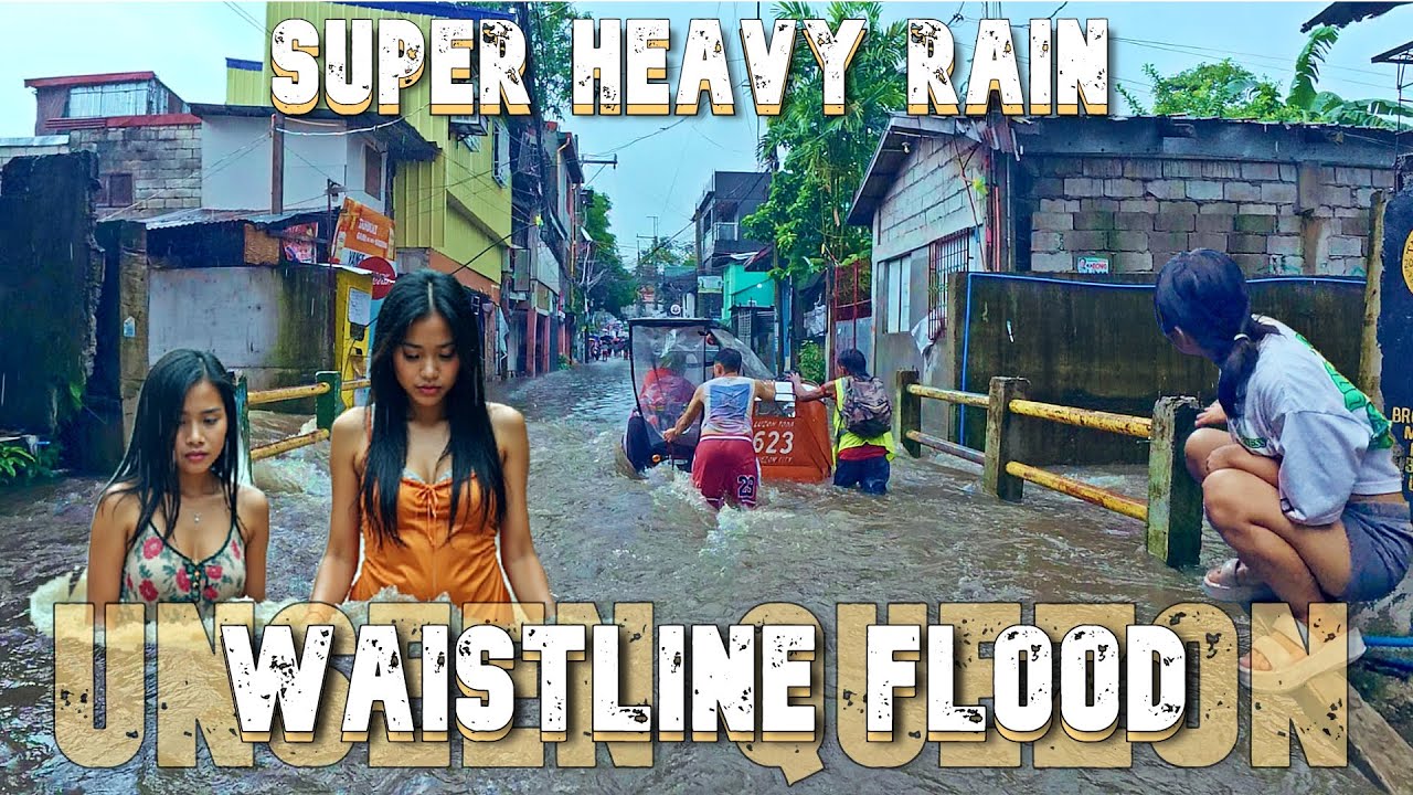 Chaos Before Coffee | Super Flood Submerges Streets as Morning Life Struggles On | [4K] 🇵🇭