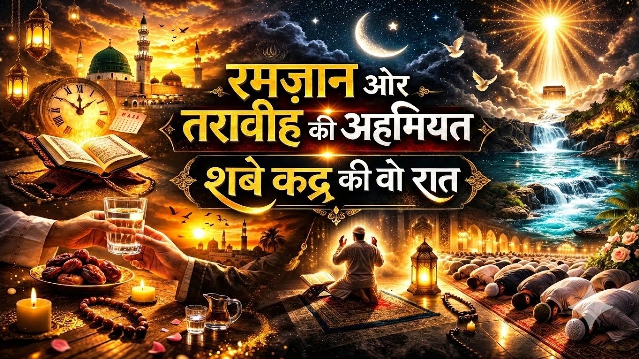 रमज़ान का ऐलान | शाबान के आख़िरी दिन नबी ﷺ का दिल हिला देने वाला ख़ुत्बा #Ramzan #Ramadan 