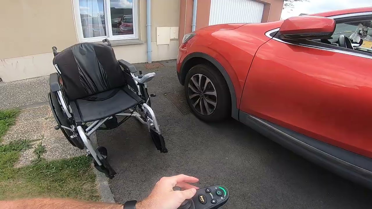 Présentation Fauteuil roulant manuel avec assistance électrique NOMAD ( sans gyro )