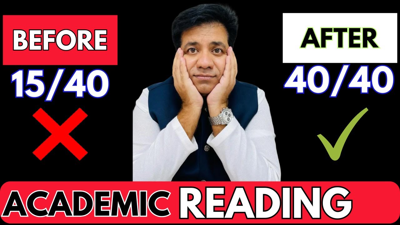 Academic IELTS Reading 40 By 40 Tips By Asad Yaqub
