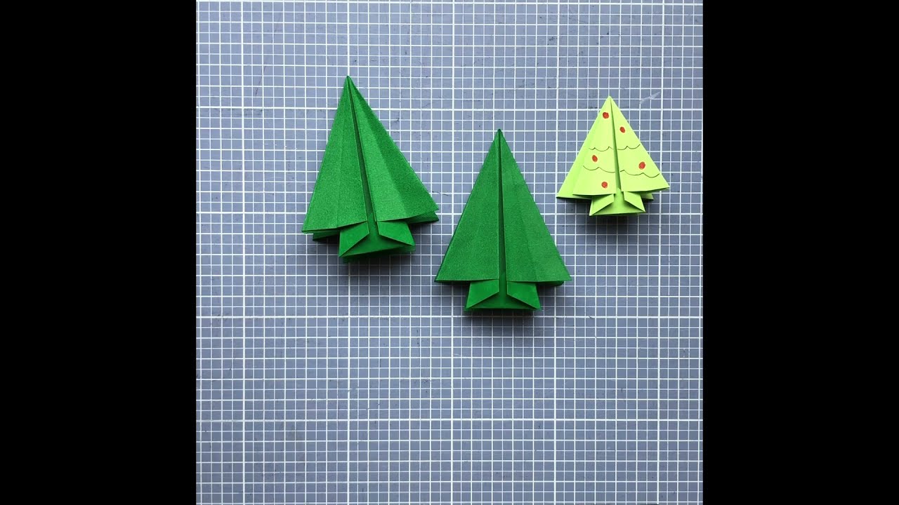 Linnea faltet: Origami-Weihnachtsbaum (Heute faltet Mama.)