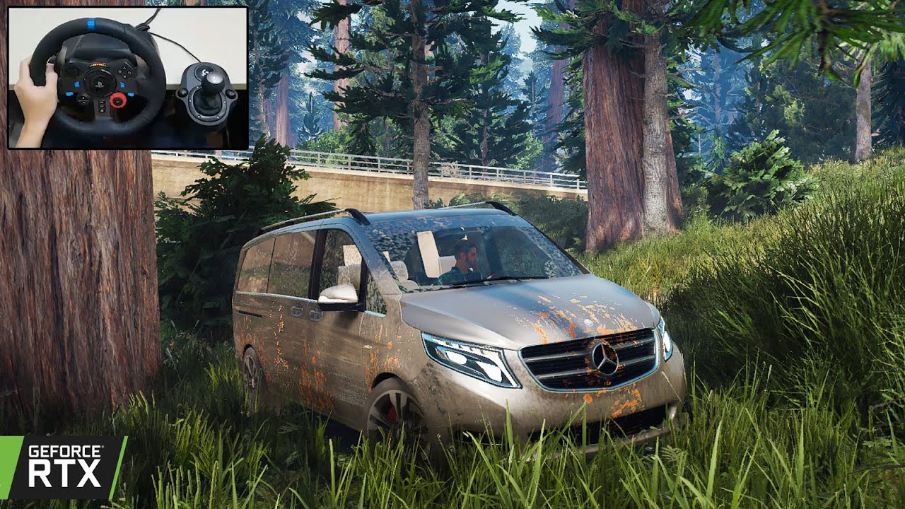 Mercedes-Benz V250 Bluetec Restoration - GTA 5 - Logitech G29 Gameplay