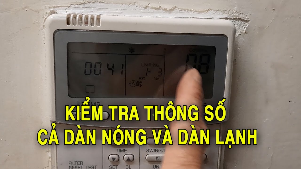 vrv toshiba kiểm tra thông số dàn nóng và dàn lạnh các dòng máy mmd mmu mmk mmc mml - map