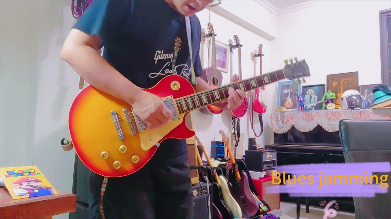 Larry Carlton Style Blues Backing (Jamming)