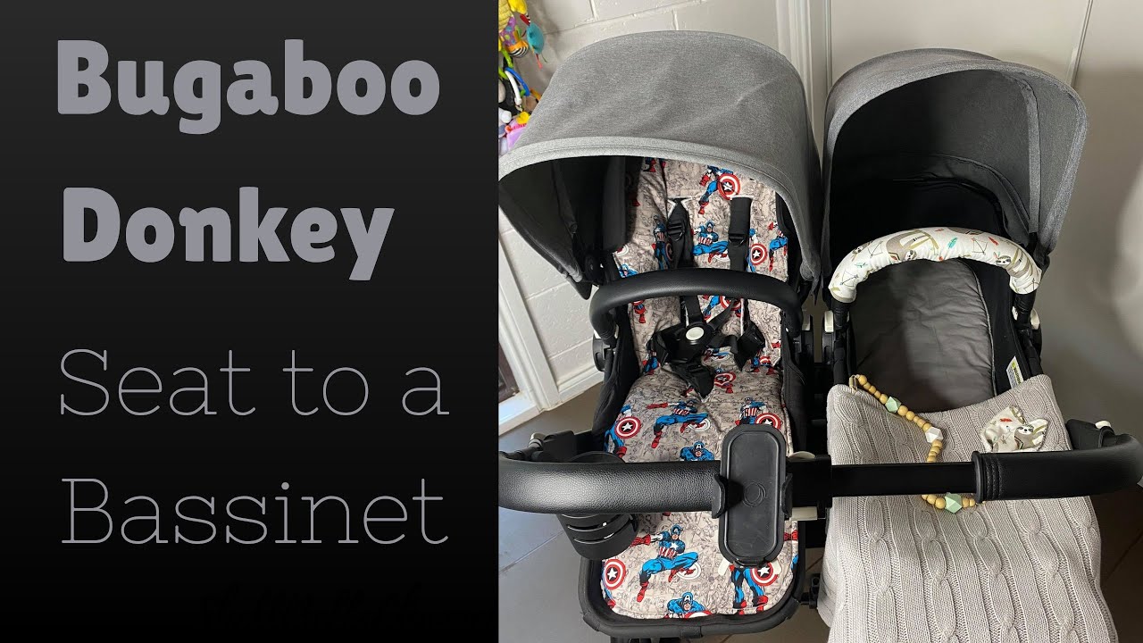 How to change a Bugaboo Donkey SEAT to a BASSINET!