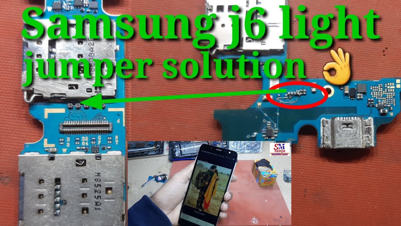 Samsung j6 Display Light problem solution || how to Samsung Light jumper solution