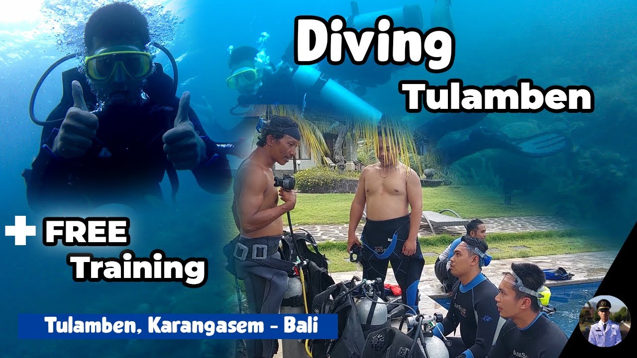 DIVING DI LAUT TULAMBEN KARANGASEM - BALI !!!  PLUS TRAINING SEBELUM MENYELAM (PENGALAMAN PERTAMA)