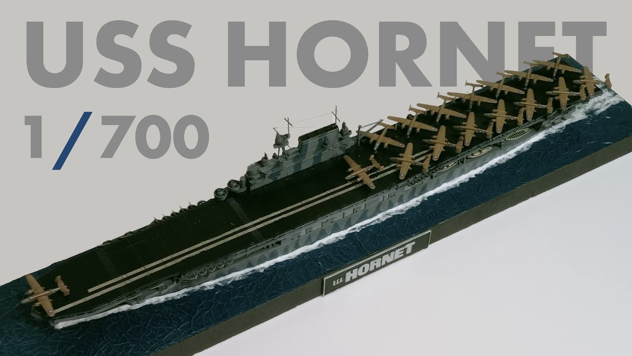 Tamiya's 1/700 USS Hornet 'Doolittle Raid' Full Build