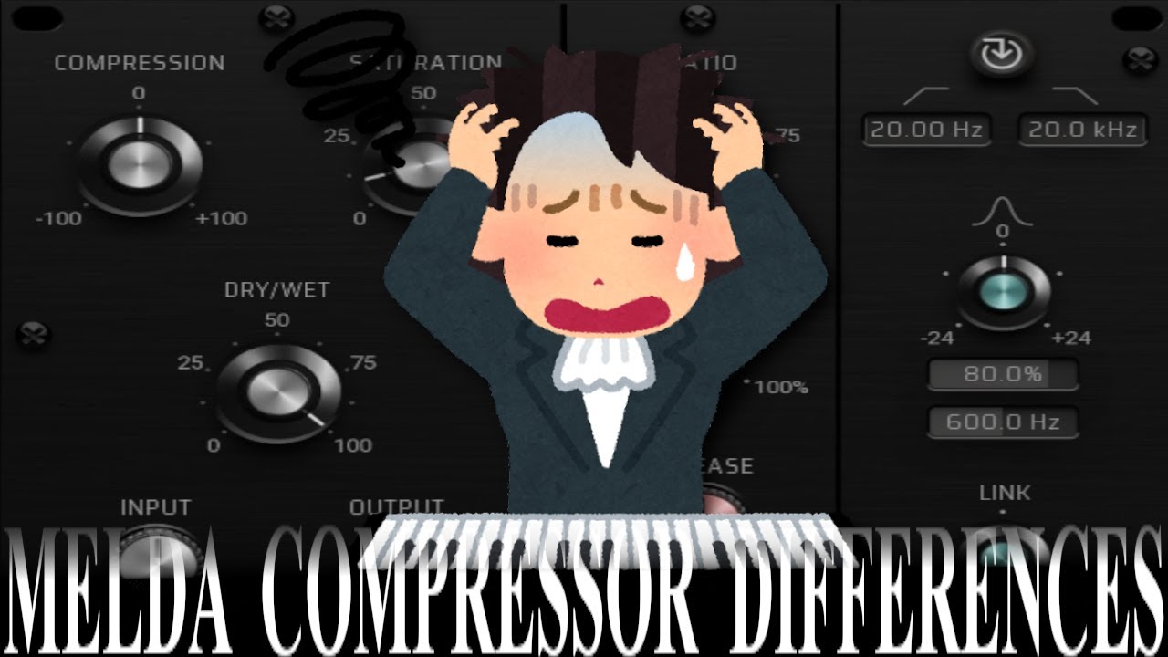 What is the difference between all the Melda Compressors?