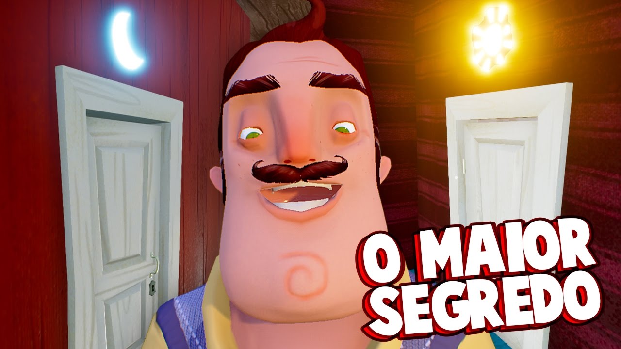 AS PORTAS LUA E SOL SECRETAS! O MAIOR SEGREDO DO JOGO? | Hello Neighbor