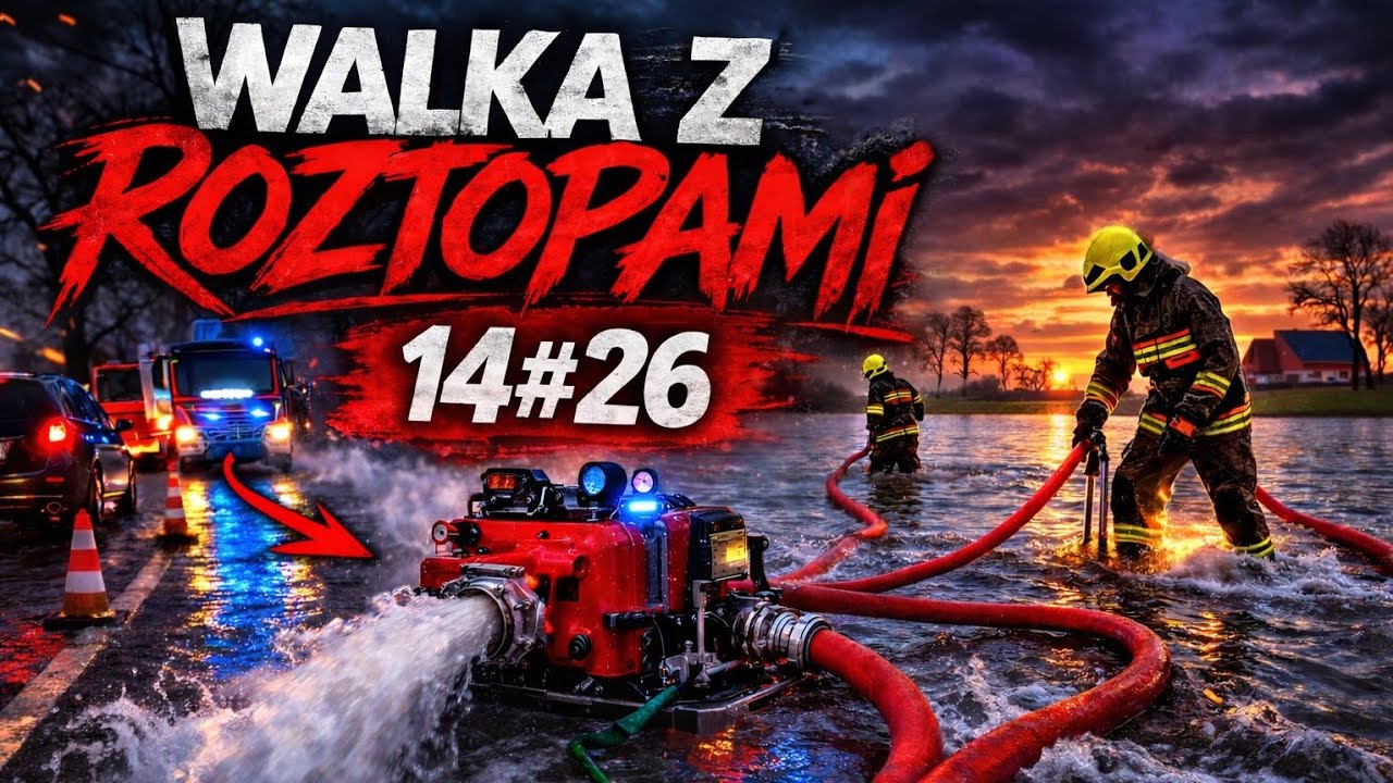 WODA ZALEWA DROGĘ Wyjazd Alarmowy OSP!!!