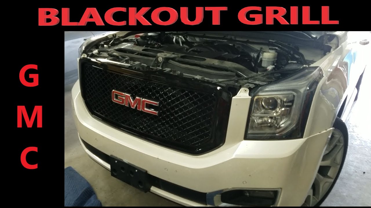 How To Install A Custom Grille on a 2015-2020 Yukon XL Tahoe Suburban Escalade - 3W1B 