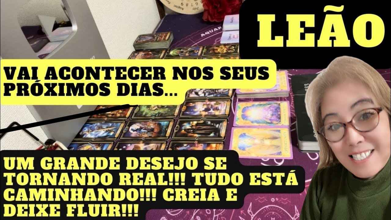 ♌️ LEÃO O INESPERADO!!! UM GRANDE DESEJO SE TORNARÁ REAL!!! CREIA E DEIXE FLUIR!!! 🥂🍾💰🏆❤️
