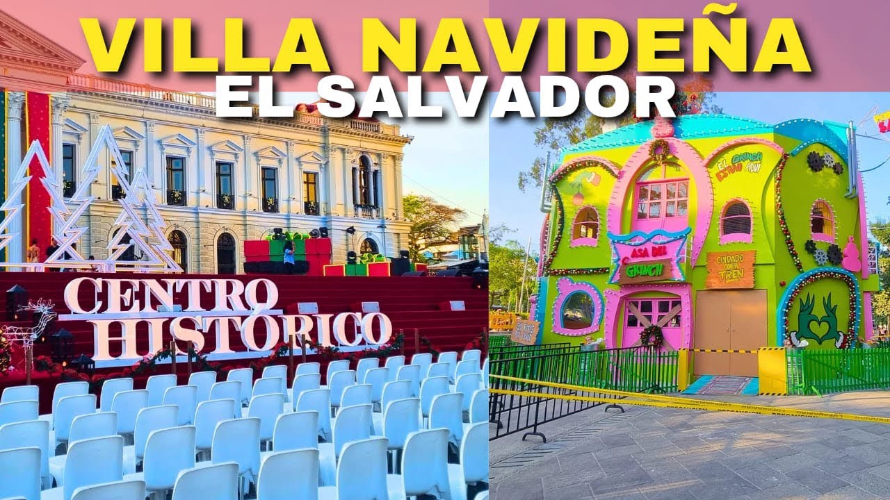 En VIVO INAUGURACIÓN de VILLA NAVIDEÑA en EL SALVADOR | HeyObi