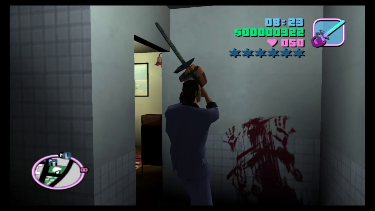 Grand Theft Auto: Vice City Scarface Chainsaw Location Apartment SECRET!