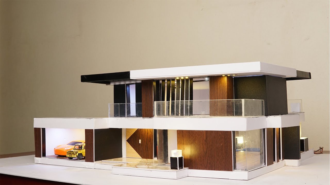 How to make Awesome a Mini Modern House and Swimming Pools #2 @MCKook