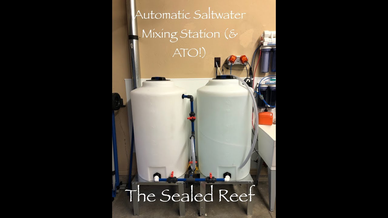 Automatic Saltwater Mixing Station (& ATO!) SOLVED!