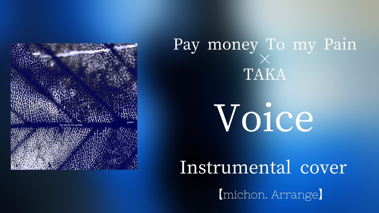 Voice - Pay money To my Pain × ТАКА【Instrumental cover】