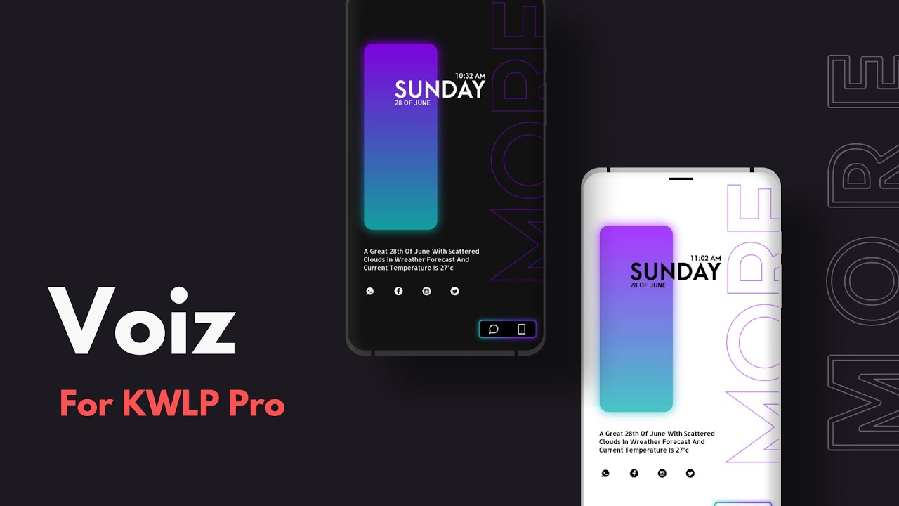 Voiz Klwp Theme | 2020 | Themeland