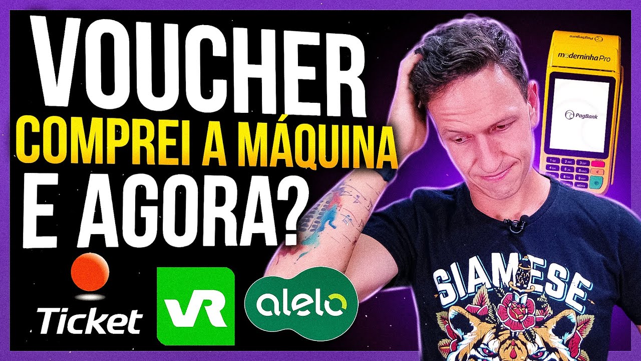 Como ACEITAR VOUCHER na Máquina de Cartão - PASSO A PASSO do Cadastro - Vale a Pena Conferir !