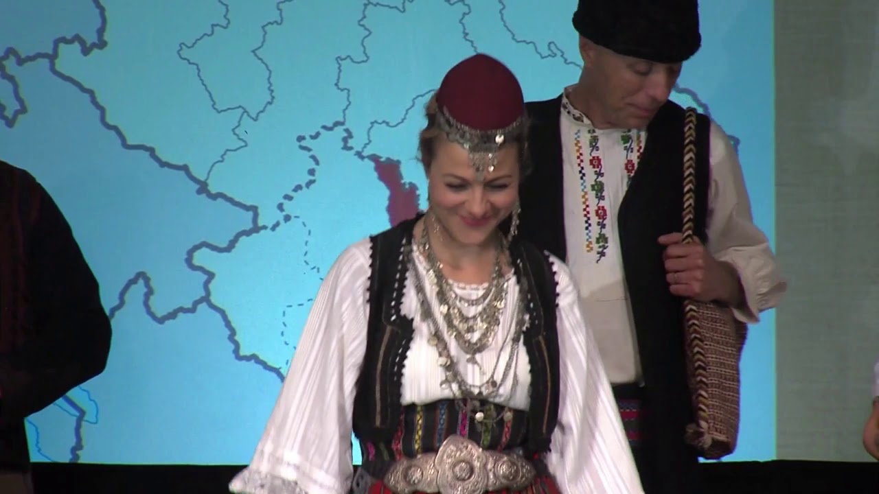 Serbian traditional fashion show
