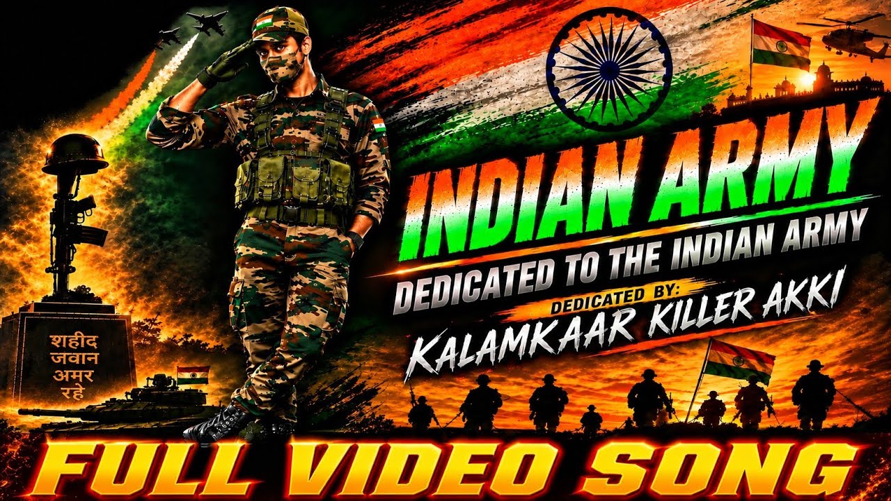 🇮🇳 INDIAN ARMY | ORIGINAL SONG | KALAMKAAR KILLER AKKI | DEDICATED TO THE INDIAN ARMY #indianarmy 