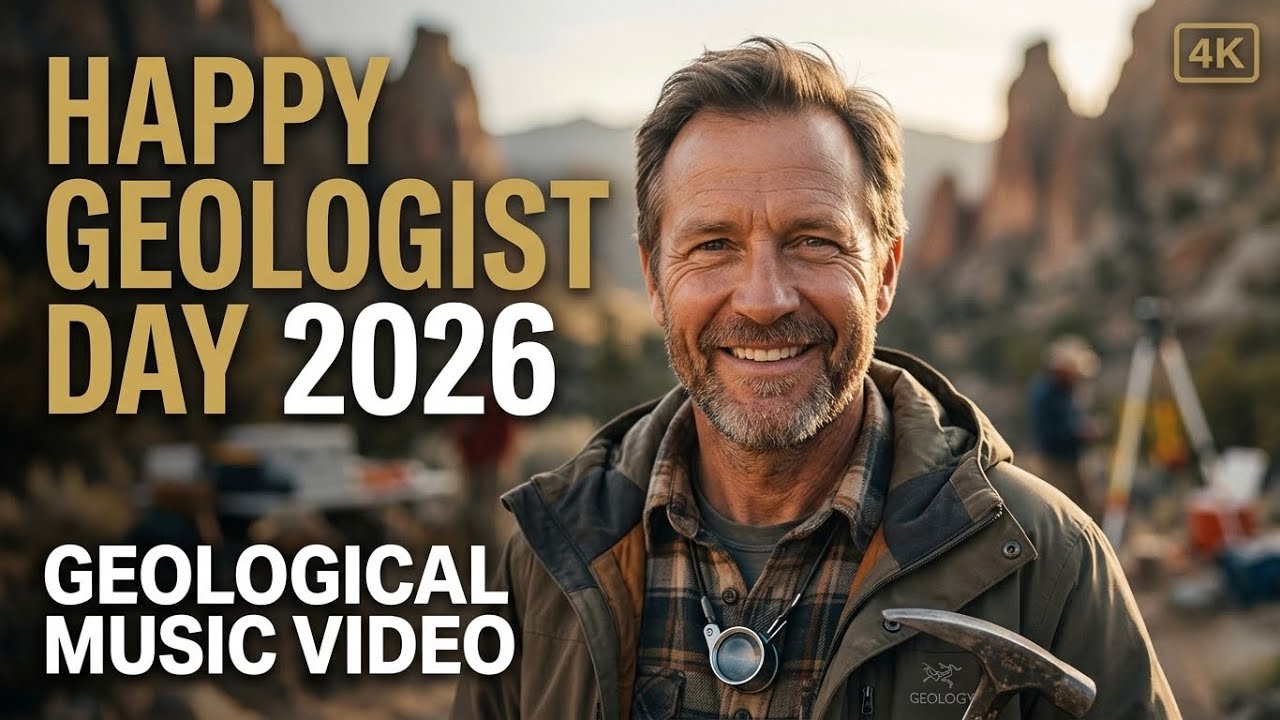 Happy Geologist Day 2026 | Geological Music Video | #geology #geologist #geography #gsi #usgs #rock 