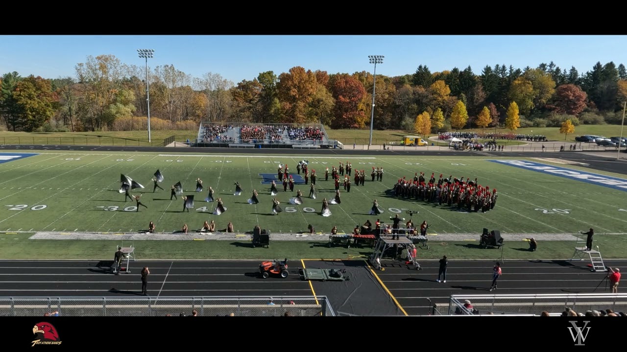 October 22, 2022. Press Box - Troy Athens Marching Band - The Chaos Tour - Brandon HS Competition 4K